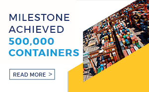 Milestone Achieved – 500,000 Containers